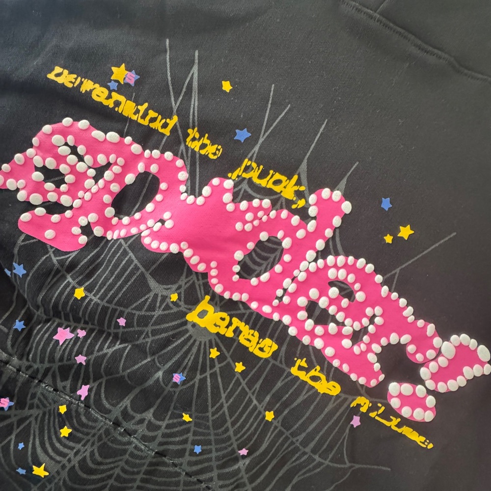 Black sp5der hoodie